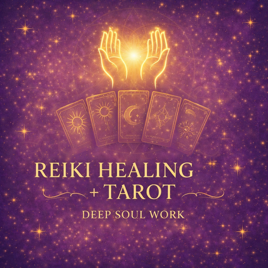Reiki Healing + Tarot Reading (Deep Soul Work - interactive session)